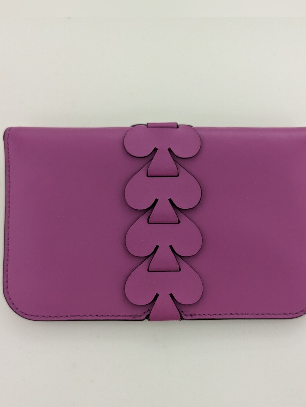 EUC! Kate Spade New York Nadine Leather Folding Wallet In Purple/Fushia